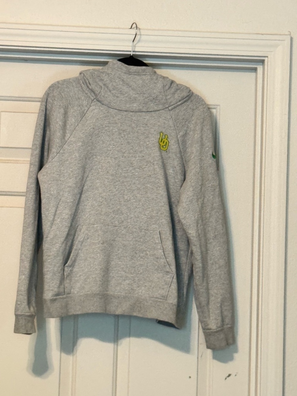 Nike Gray Hoodie with Oregon Ducks Logo